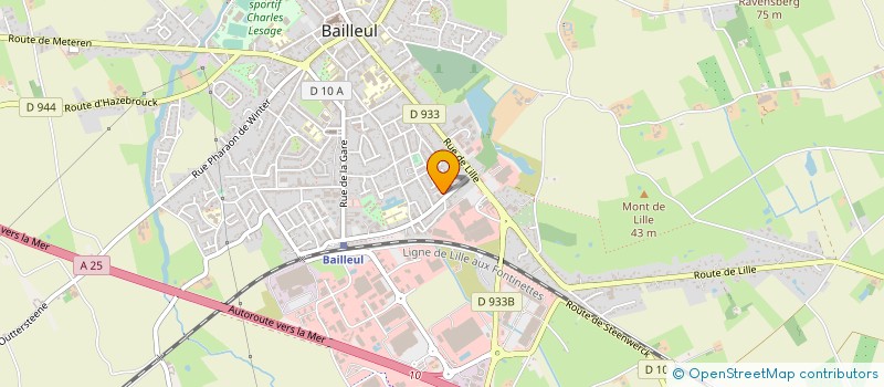 localisation de l'entreprise NORD SPECTACLE à BAILLEUL