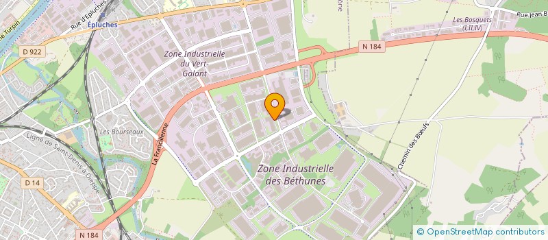 localisation de l'entreprise NORD STOCK BAT à SAINT-OUEN-L'AUMONE