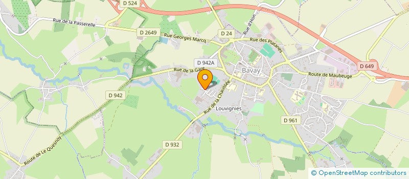 localisation de l'entreprise NORD STOCKAGE SARL  BAVAY