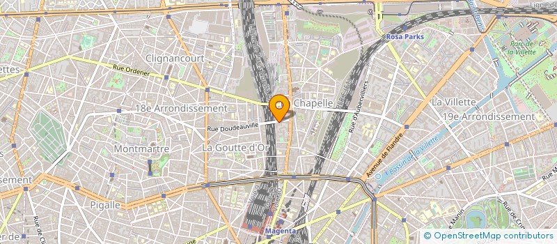 localisation de l'entreprise NORD SUD à PARIS