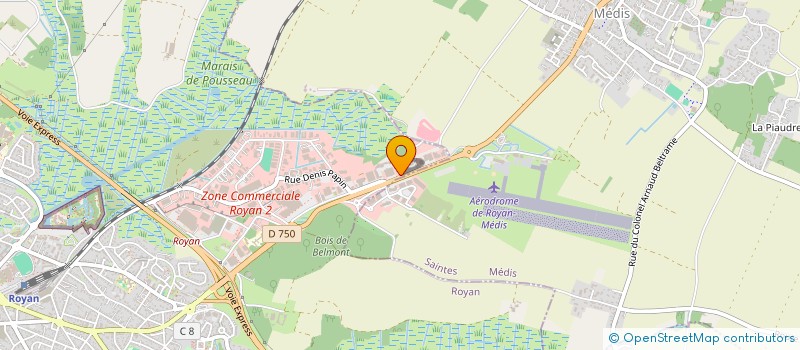 localisation de l'entreprise NORD SUD à ROYAN