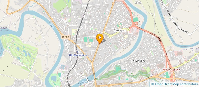 localisation de l'entreprise NORD SUD à ALBI