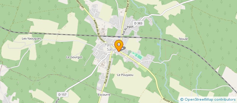 localisation de l'entreprise NORD-SUD  YGOS-SAINT-SATURNIN