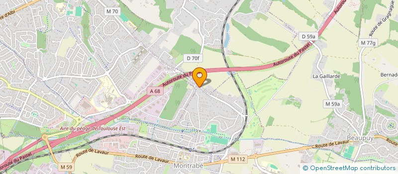 localisation de l'entreprise NORD SUD  MONTRABE