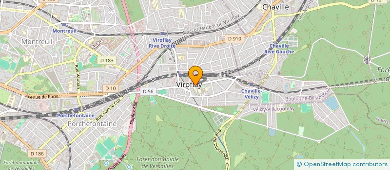 localisation de l'entreprise NORD SUD  VIROFLAY