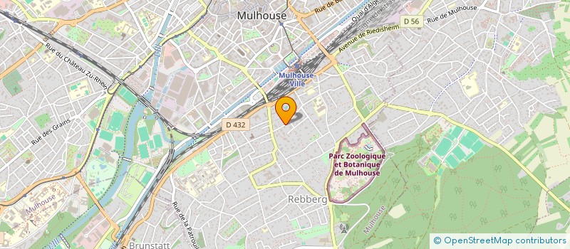 localisation de l'entreprise NORD SUD ARCHITECTURE  MULHOUSE