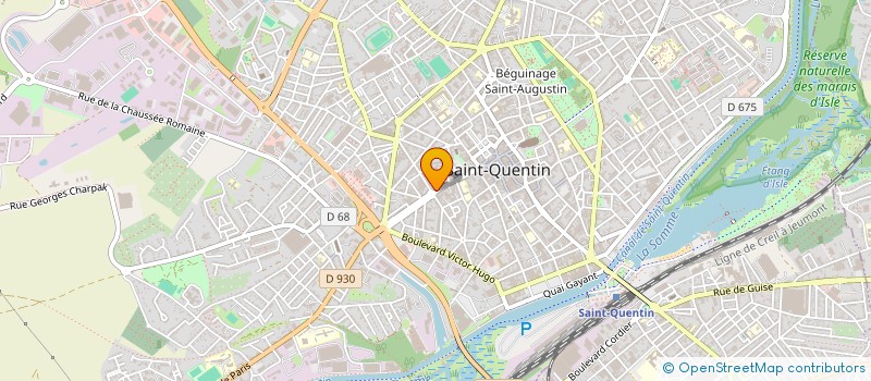 localisation de l'entreprise NORD SUD COMMUNICATION à SAINT-QUENTIN