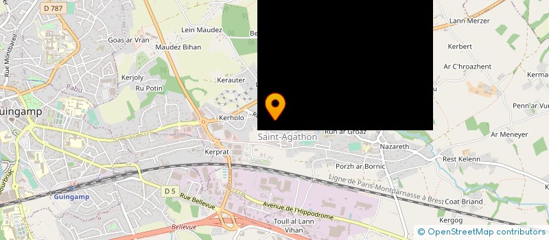 localisation de l'entreprise NORD SUD IMMO SCI  SAINT-AGATHON