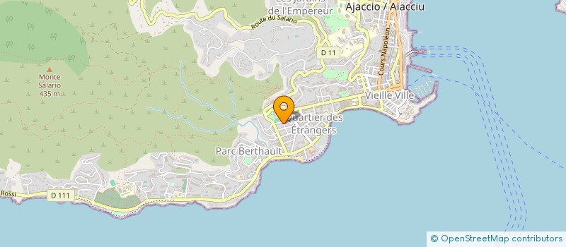 localisation de l'entreprise NORD SUD IMMOBILIER à AJACCIO