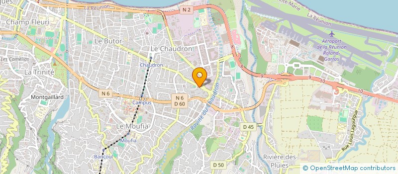 localisation de l'entreprise NORD SUD IMMOBILIER à SAINT-DENIS