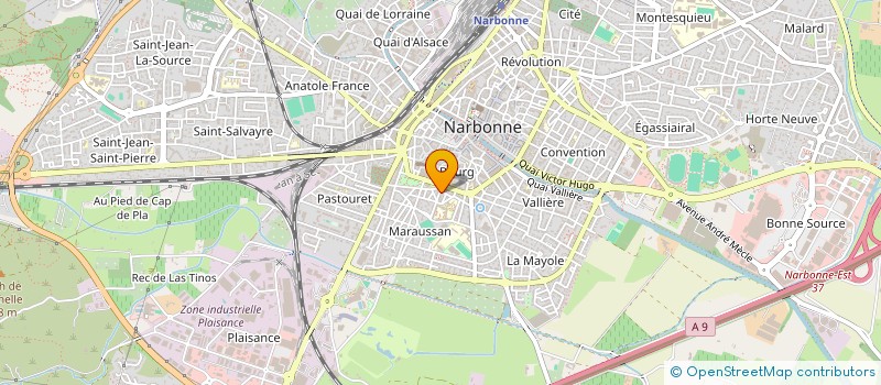 localisation de l'entreprise NORD SUD IMMOBILIER  NARBONNE