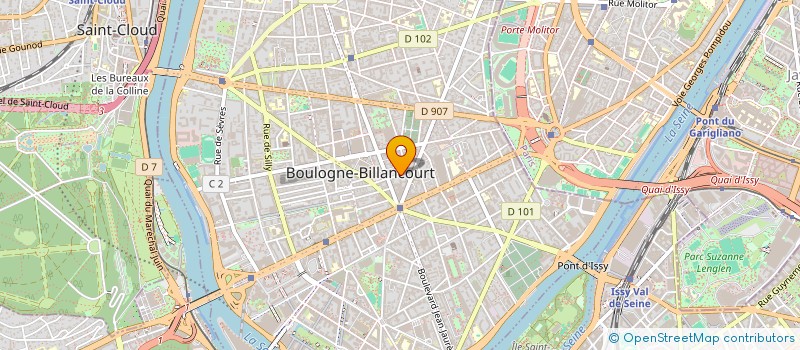 localisation de l'entreprise NORD SUD IMPORT EXPORT à BOULOGNE-BILLANCOURT