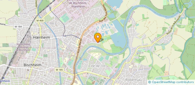 localisation de l'entreprise NORD SUD IMPRESSION N.S.I.  SCHILTIGHEIM