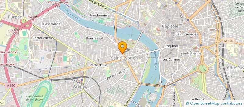 localisation de l'entreprise NORD SUD MIDI PYRENEES  TOULOUSE