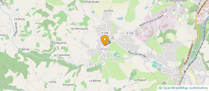 localisation de l'entreprise NORD SUD POING MIXTE  SAVIGNY