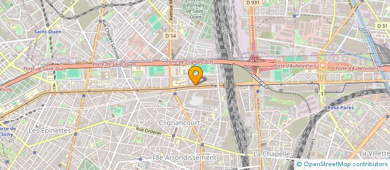 localisation de l'entreprise NORD-SUD TRANSPORT  PARIS