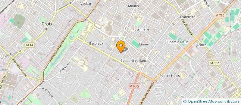 localisation de l'entreprise NORD TECHNIQUES ETIQUETAGE à ROUBAIX