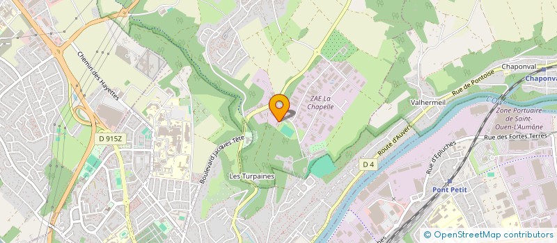 localisation de l'entreprise NORD TOITURE COUVERTURE ZINGUERIE  ENNERY