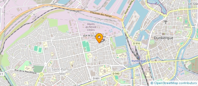 localisation de l'entreprise NORD TRANSIT à DUNKERQUE