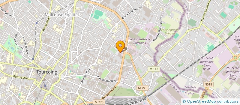 localisation de l'entreprise NORD TRANSMISSIONS à TOURCOING