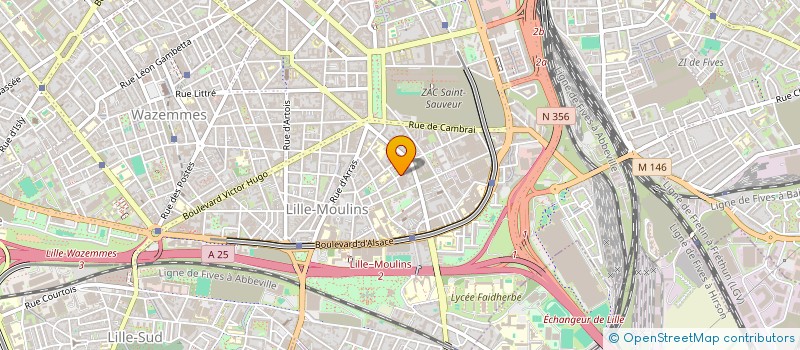 localisation de l'entreprise NORD TRANSPORT LOGISTIQUE  LILLE