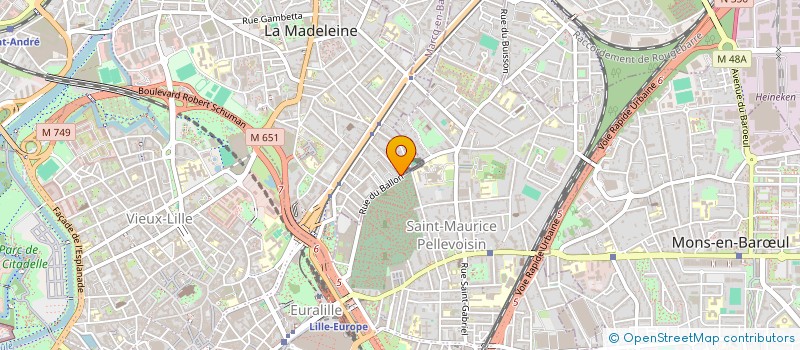 localisation de l'entreprise NORD TRANSPORTS LOCATIONS SERVICES-NTLS à LA MADELEINE