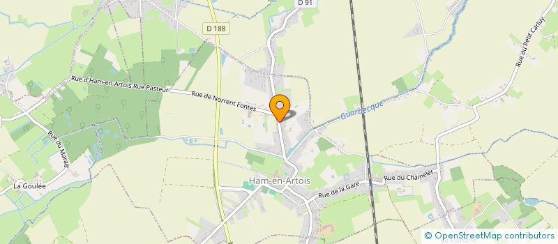 localisation de l'entreprise NORD TRAVAUX LOCATIONS  HAM-EN-ARTOIS