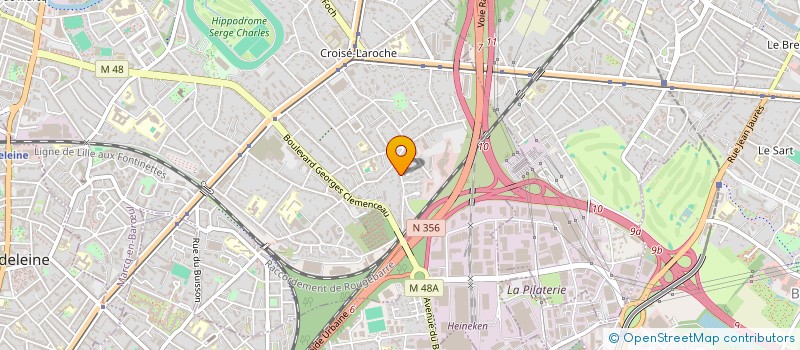 localisation de l'entreprise NORD TRAVAUX SERVICES à MARCQ EN BAROEUL