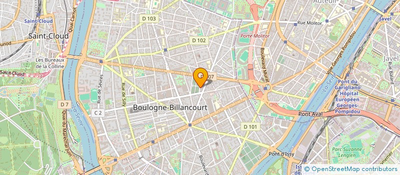 localisation de l'entreprise NORDAFFAIR à BOULOGNE-BILLANCOURT