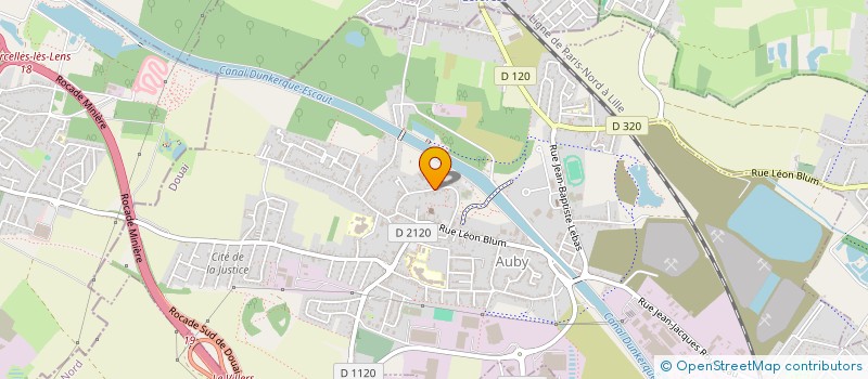 localisation de l'entreprise NORDANTENNE. A.E.S. ANTEN' NUMERIQUE. NORANTENNE à DOUAI