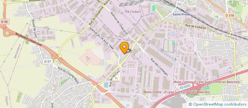 localisation de l'entreprise NORDAQ FRANCE à CORBAS