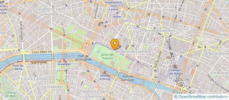 localisation de l'entreprise NORDAY à PARIS