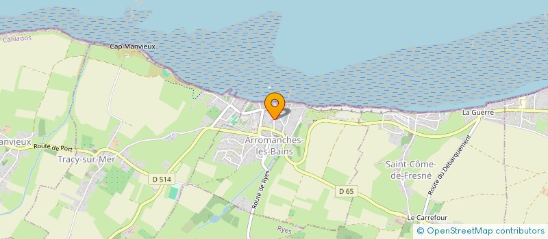 localisation de l'entreprise NORDAY à ARROMANCHES-LES-BAINS