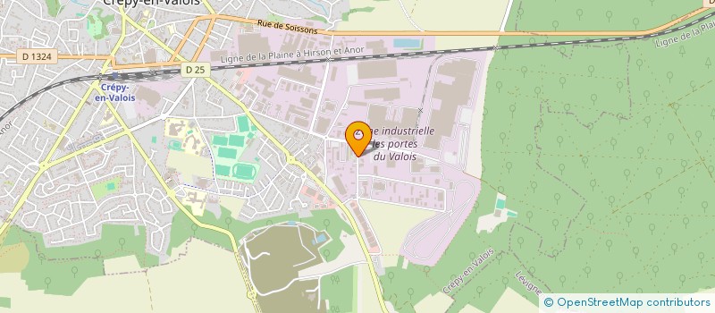 localisation de l'entreprise NORDBAT60 à CREPY-EN-VALOIS