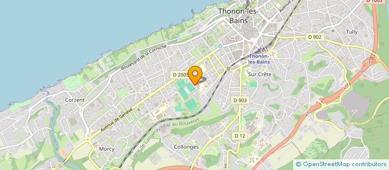 localisation de l'entreprise NORDBEAR à THONON-LES-BAINS