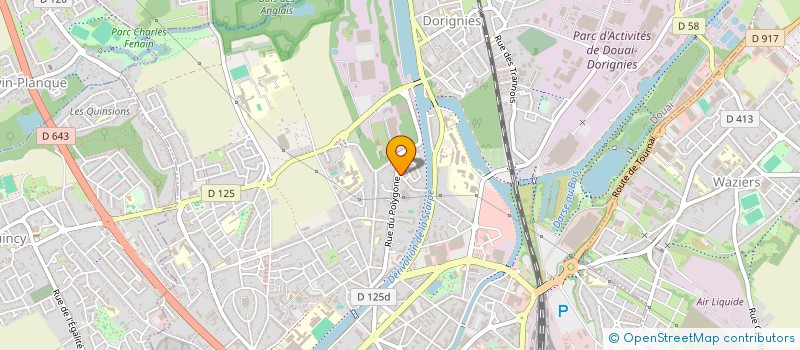 localisation de l'entreprise NORDECO SERVICES à DOUAI
