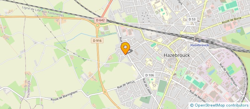 localisation de l'entreprise NORDECORATION à HAZEBROUCK