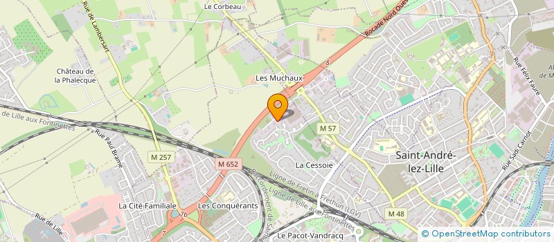 localisation de l'entreprise NORDENT à LAMBERSART