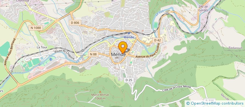 localisation de l'entreprise NORDESTINO  MENDE