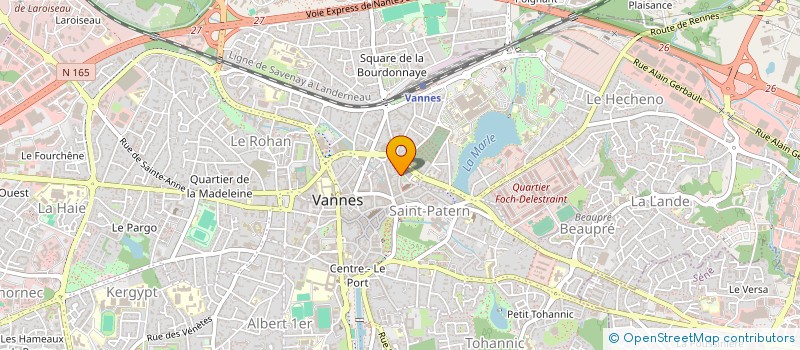 localisation de l'entreprise NORDET FINANCES à VANNES