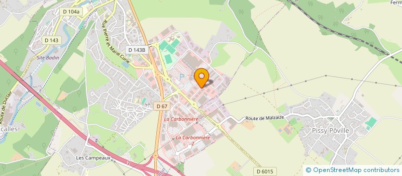 localisation de l'entreprise NORDEUS à BARENTIN