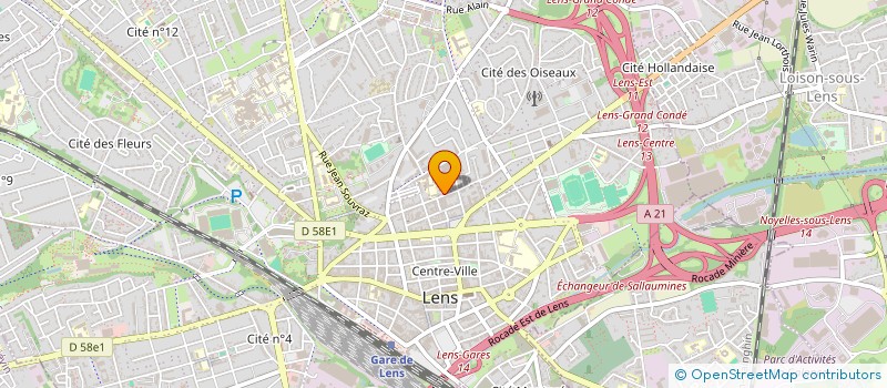 localisation de l'entreprise NORDFAJA  LENS