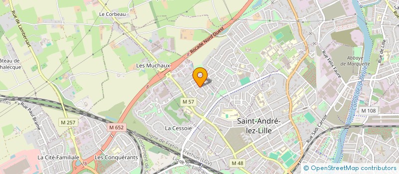 localisation de l'entreprise NORDFESTIF à SAINT-ANDRE-LEZ-LILLE