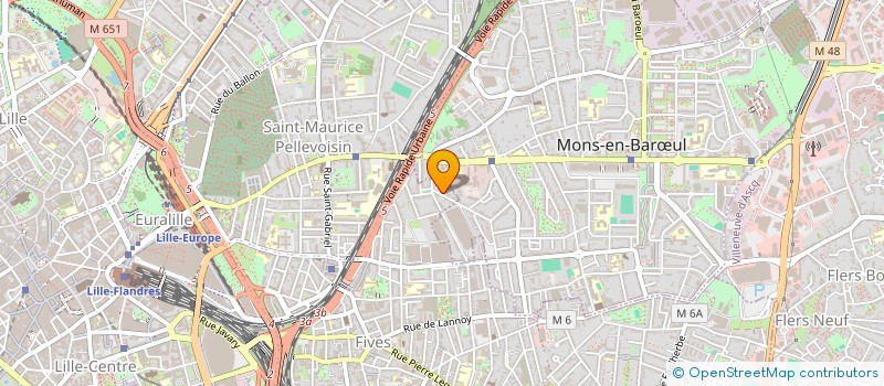 localisation de l'entreprise NORDFOOT à LILLE