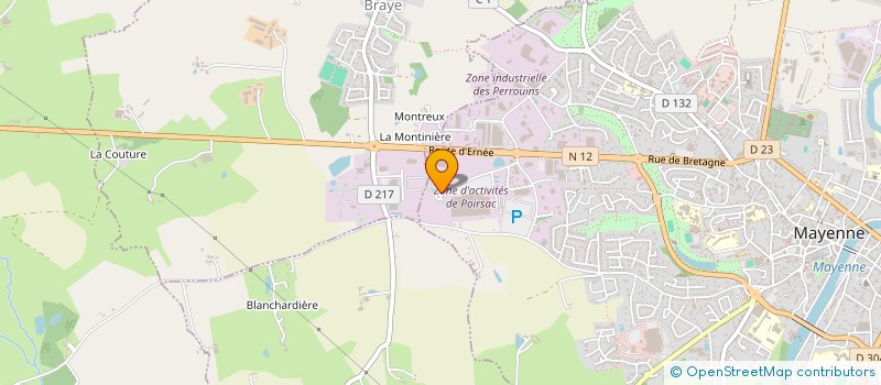 localisation de l'entreprise NORDHOME  MAYENNE