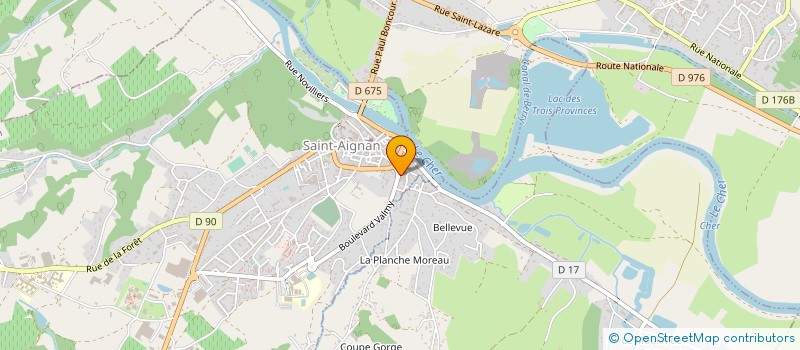 localisation de l'entreprise NORDI COLLECTIVITES à SAINT-AIGNAN