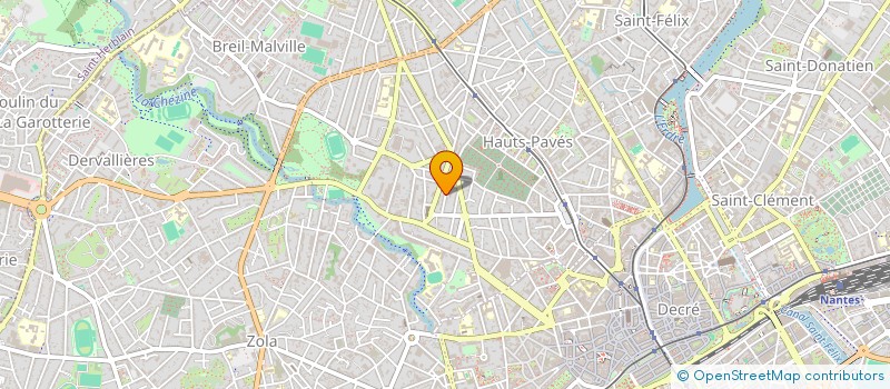 localisation de l'entreprise NORDIAHC à NANTES