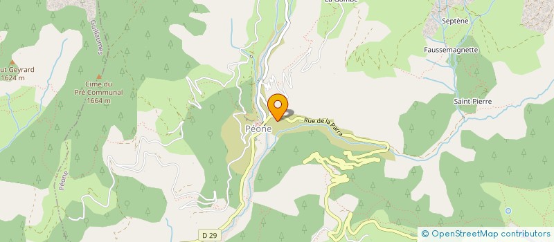 localisation de l'entreprise NORDIC 06 AVENIR  PEONE