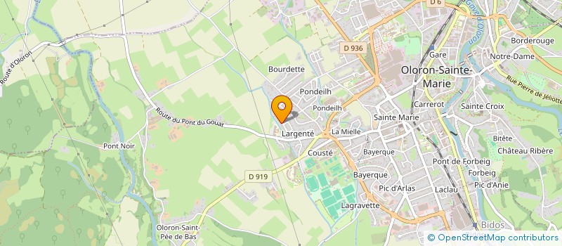 localisation de l'entreprise NORDIC OLORONAISE  OLORON-SAINTE-MARIE