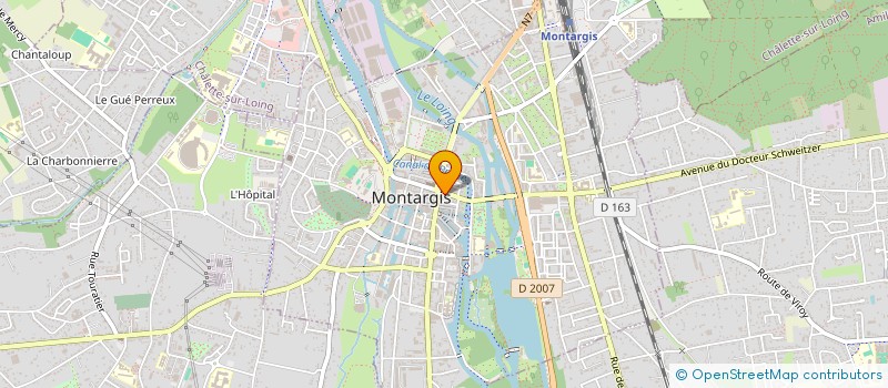 localisation de l'entreprise NORDICFIT SPORT ET SANTE à MONTARGIS